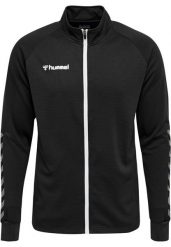 Kurtka Sportowa Hummel HML AUTHENTIC POLY ZIP JACKET czarna. Białe kurtki sportowe męskie Hummel, m, bez wzorów, bez kaptura, na fitness i siłownię. Za 167.00 zł.