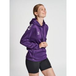 Bluza do piłki ręcznej damska Hummel Core XK z kapturem. Białe bluzy damskie Hummel, s, bez wzorów, sportowe, bez ramiączek, z kapturem. Za 191.00 zł.
