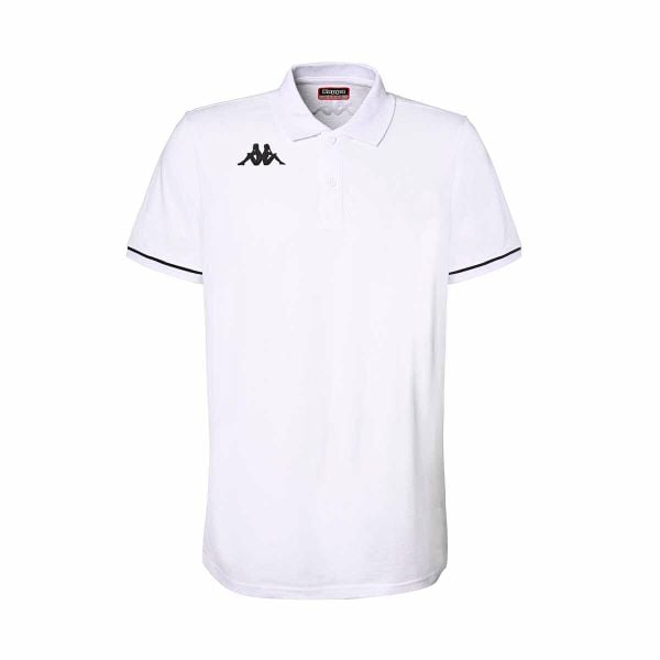 Polo Kappa Barli. Białe koszulki sportowe męskie Kappa, m, bez wzorów, z bawełny, bez ramiączek. Za 188.00 zł.