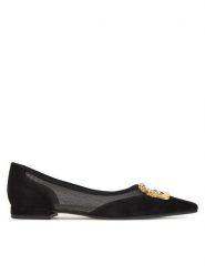 Eva Minge Baleriny HALIA-SLT2908-51 Czarny. Czarne balerinki damskie Eva Minge, bez wzorów, ze skóry, bez obcasa, bez zapięcia. Za 379.99 zł.