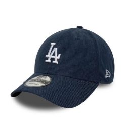 Czapka baseballowa Los Angeles Dodgers New Era 9Forty Soft Cord. Niebieskie czapki damskie New Era, bez wzorów. Za 223.00 zł.