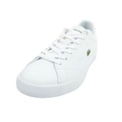 Damskie Skórzane Buty Sportowe Lerond Set. Białe obuwie sportowe damskie Lacoste, bez wzorów, bez zapięcia. Za 719.99 zł.