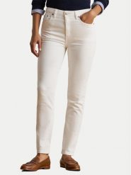 LAUREN RALPH LAUREN Jeansy 200926078001 Biały Skinny Fit. Białe jeansy damskie Lauren Ralph Lauren, bez wzorów, z bawełny. Za 709.99 zł.
