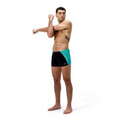 Spodenki kąpielowe męskie Speedo End+ Max Splice Asht. Czarne kąpielówki męskie Speedo, l, bez wzorów, krótkie. Za 229.99 zł.