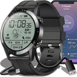Smartwatch zegarek męski wielofunkcyjny SPORT ZDROWIE 46 mm Smartwatch zegarek męski wielofunkcyjny SPORT ZDROWIE 46 mm. Zegarki męskie Retoo, bez wzorów. Za 155.68 zł.