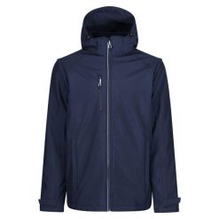 Kurtka Softshellowa Męska 4 W 1. Niebieskie kurtki męskie Regatta, m, bez wzorów, z softshellu, bez kaptura, trekkingowe. Za 380.99 zł.