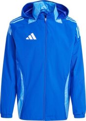 Kurtka męska Adidas Kurtka męska adidas Tiro 24 Competition All-Weather niebieska IR7561 L. Niebieskie kurtki męskie Adidas, l, bez wzorów, bez kaptura. Za 246.62 zł.