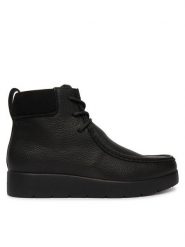 Calvin Klein Trzewiki Hybrid City Lug Mid Boot F Lth HM0HM02260 Czarny. Czarne botki męskie Calvin Klein, bez wzorów, ze skóry, bez obcasa, bez zapięcia. Za 699.99 zł.