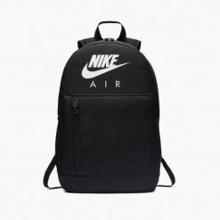 Plecak sportowo-turystyczny dla dorosłych Elemental Backpack GFX FA19. Czarne plecaki męskie Nike, bez wzorów, z materiału, sportowe. Za 129.99 zł.