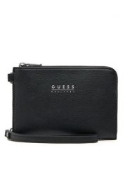 Guess Saszetka PMBATU P5231 Czarny. Czarne saszetki i nerki męskie Guess, z aplikacjami, ze skóry. Za 159.99 zł.