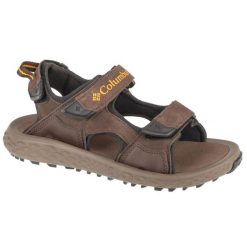 Sandały Columbia Konos Hiker 3-Strap Sandal 2121571231 brązowe. Brązowe sandały męskie bez wzorów, z gumy, bez zapięcia. W wyprzedaży za 373.38 zł.