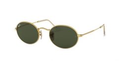 Okulary przeciwsłoneczne Ray-Ban Oval. Zielone okulary przeciwsłoneczne damskie Ray-Ban, okrągłe. Za 549.99 zł.