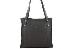 Shopperka skórzana BARBERINI'S c. szara 914-28. Szare shopperki damskie Barberinis, bez wzorów, ze skóry, na ramię, małe, bez dodatków. Za 289.99 zł.