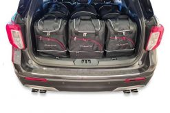 Torby Do Bagażnika Ford Explorer Phev 2020+ 6Szt Kjust. Czarne torby podróżne damskie KJUST, bez wzorów, z kauczuku. Za 1,837.00 zł.