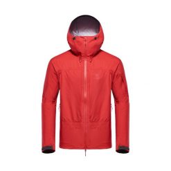 Kurtka przeciwdeszczowa męska BLACKYAK Brangus. Czerwone kurtki sportowe męskie BLACK YAK, m, bez wzorów, z gore-texu, bez kaptura, wspinaczkowe, gore-tex. Za 1,139.00 zł.