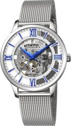 Zegarek Festina Zegarek męski Festina F20534-1 srebrny. Szare zegarki męskie Festina, bez wzorów, srebrne. Za 934.00 zł.