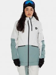 Kurtka Narciarska Damska Fundango Nashua ECO 3L. Białe kurtki sportowe damskie FUNDANGO, na zimę, l, bez wzorów, z materiału, bez ramiączek, bez kaptura, narciarskie. Za 699.00 zł.