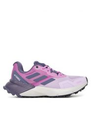 Adidas Trekkingi Terrex Soulstride RAIN.RDY Trail JR7070 Fioletowy. Fioletowe obuwie trekkingowe damskie Adidas, z materiału, bez zapięcia. Za 438.99 zł.