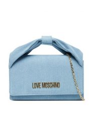 LOVE MOSCHINO Torebka JC4251PP0MKR0700 Niebieski. Niebieskie torebki do ręki damskie Love Moschino, bez wzorów, z materiału, bez dodatków. Za 389.99 zł.