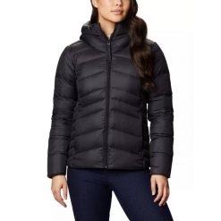 Kurtka puchowa damska Columbia Autumn Park Down Hooded. Czarne kurtki sportowe damskie Columbia, na zimę, l, bez wzorów, z puchu, bez ramiączek, z kapturem, narciarskie. Za 999.00 zł.