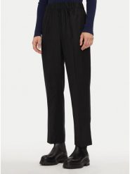 Weekend Max Mara Spodnie materiałowe Hateley 2425136052 Czarny Regular Fit. Czarne spodnie materiałowe damskie Weekend Max Mara, bez wzorów, z materiału. Za 559.99 zł.