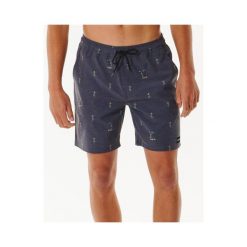 Spodenki surfingowe męskie Rip Curl Hula Breach Volley Czarny. Czarne szorty męskie Rip Curl, bez wzorów, sportowe. Za 200.00 zł.