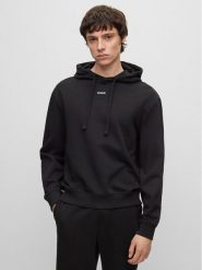 Hugo Bluza Dapo 50486478 Czarny Relaxed Fit. Czarne bluzy męskie Hugo, l, bez wzorów, z bawełny, bez ramiączek, bez kaptura. Za 279.99 zł.