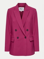 ONLY Marynarka Casey 15338768 Różowy Regular Fit. Czerwone marynarki i żakiety damskie ONLY, bez wzorów, z syntetyku, bez kołnierzyka, bez ramiączek. Za 179.99 zł.