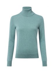 Franco Callegari Sweter z kaszmiru Kobiety Kaszmir zielony, XXL. Zielone swetry nierozpinane damskie Franco Callegari, xxl, bez wzorów, z kaszmiru, bez kołnierzyka, bez ramiączek. Za 499.95 zł.