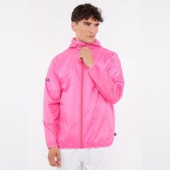 Kurtka przeciwdeszczowa męska ATACAMA przeciwwiatrowa. Czerwone kurtki męskie Legea, na zimę, m, bez wzorów, z poliesteru, sportowe. W wyprzedaży za 100.50 zł.