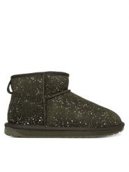 EMU Australia Śniegowce Stinger Micro Milkyway W13186 Zielony. Zielone śniegowce damskie Emu Australia, ze skóry, bez zapięcia. Za 699.99 zł.