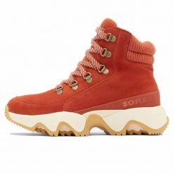 Buty Sorel Kinetic™ Impact Conquest Plus Wp Damskie. Czerwone obuwie trekkingowe damskie Sorel, z gumy, bez zapięcia. Za 589.99 zł.