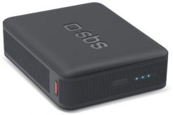 SBS TEBB10000HDPD20K bank mocy Litowo-polimerowy (LiPo) 10000 mAh Czarny. Czarne powerbanki SBS Mobile. Za 104.64 zł.