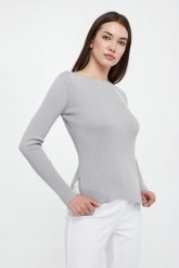 Sweter damski Favella MAX MARA LEISURE. Swetry nierozpinane damskie Max Mara Leisure, l, bez wzorów, bez kołnierzyka, bez ramiączek. W wyprzedaży za 1,071.75 zł.
