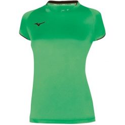 Koszulka damska Mizuno Wom Core SS. Czarne bluzki damskie Mizuno, l, bez wzorów, sportowe, bez kołnierzyka, bez ramiączek. Za 123.00 zł.