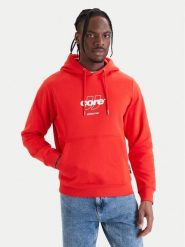 Jack & Jones Bluza Club 12290001 Czerwony Relaxed Fit. Czerwone bluzy męskie Jack & Jones, m, bez wzorów, z bawełny, bez ramiączek, bez kaptura. Za 179.99 zł.