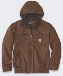 Kurtka męska Carhartt Kurtka Carhartt Washed Duck Active Jacket Red Duck. Czerwone kurtki męskie Carhartt, m, bez wzorów, bez kaptura. Za 662.91 zł.