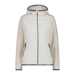 Hybrudowa techniczna polarowa bluza z kapturem damska CMP. Brązowe bluzy damskie CMP, uniwersalny, bez wzorów, z materiału, bez ramiączek, z kapturem. Za 303.00 zł.