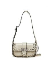 PINKO Torebka Love One Mini Slouchy Fl PE 25 PLTT 104340 A28D Beżowy. Brązowe torebki do ręki damskie Pinko, bez wzorów, ze skóry, bez dodatków. Za 1,109.00 zł.
