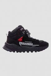 DSQUARED2 Czarne buty Free. Czarne buty sportowe męskie Dsquared2, bez wzorów, za kostkę, bez zapięcia. W wyprzedaży za 1,899.99 zł.
