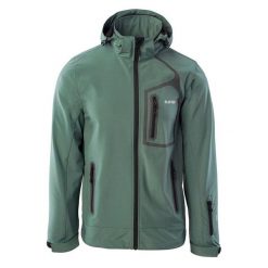 Męska Kurtka Soft Shell Nils. Zielone kurtki męskie Hi-tec, m, bez wzorów, sportowe, bez kaptura. Za 289.99 zł.