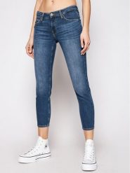 Lee Jeansy Scarlett L526QDTN 112111825 Granatowy Skinny Fit. Niebieskie jeansy damskie Lee, bez wzorów, z bawełny. Za 249.99 zł.