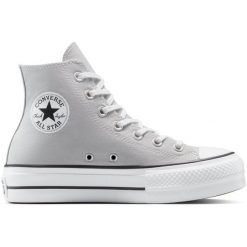 Adidasy Converse Chuck Taylor All Star Lift, Dla obu płci. Szare obuwie sportowe damskie Converse, bez wzorów, bez zapięcia. Za 590.00 zł.
