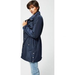 Kurtka parka z kapturem. Niebieskie kurtki damskie MOODO, l, bez wzorów, z kapturem. Za 139.99 zł.