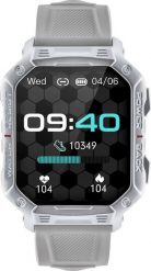 Smartwatch Watchmark Smartwatch Ultra srebrny Watchmark. Szare zegarki smartwatch watchmark, bez wzorów. Za 490.00 zł.