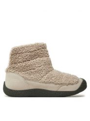 Keen Botki Howser Fold Down 1029458 Beżowy. Brązowe botki damskie Keen, bez wzorów, z materiału, bez obcasa, na płaskiej podeszwie, bez zapięcia. Za 309.99 zł.