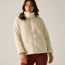 Damska bluza polarowa Ayana z zamkiem błyskawicznym. Zielone bluzy damskie Regatta, na zimę, bez wzorów, z materiału, bez ramiączek, bez kaptura. Za 229.99 zł.