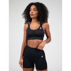 Whitney Bezszwowe Biustonosz sportowy - Czarny. Czarne bielizna sportowa damska GORILLA WEAR, m, bez wzorów. Za 191.00 zł.