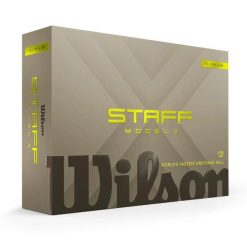 Piłeczki golfowe Wilson Golf Staff X (x12). Żółte swetry męskie Wilson, m, bez wzorów, sportowe, bez kołnierzyka, bez ramiączek. Za 294.50 zł.