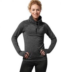 Bluza treningowa damska Reebok Z92279. Szare bluzy damskie Reebok, l, bez wzorów, z materiału, eleganckie, bez ramiączek, bez kaptura. Za 183.00 zł.